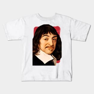 French Philosopher René Descartes illustration Kids T-Shirt